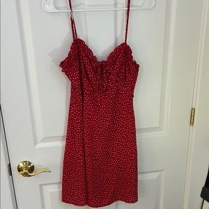 Red Polka Dot Women's Dress